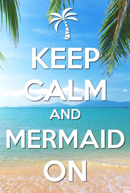 Keep Calm Mermaid On Eney Jones
